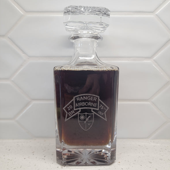 Decanter - Ranger Bn Scroll