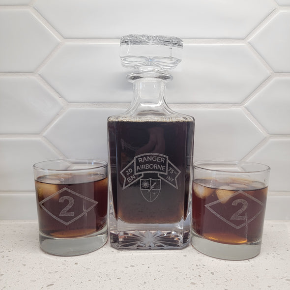 Decanter - Ranger Bn Scroll