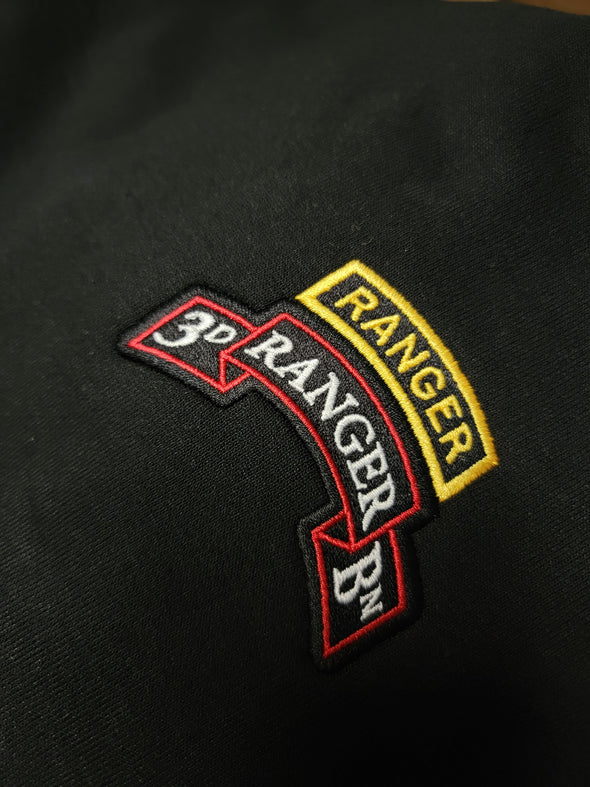 3d Ranger Bn Tab Scroll Pullover Hoodie