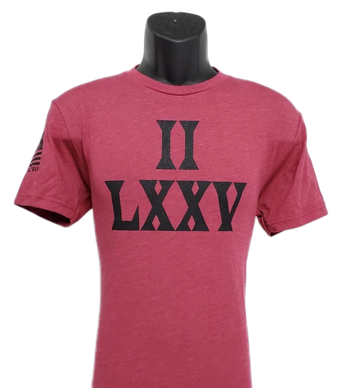 Bn Roman Numeral Shirt II Cardinal Red S