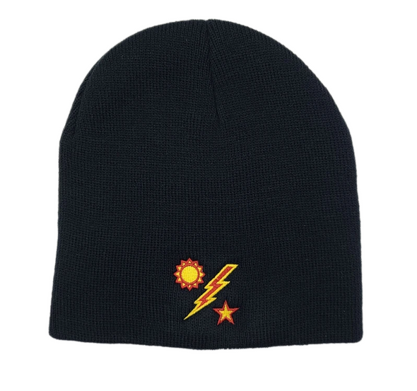 75th DUI Outline Red and Yellow Beanie