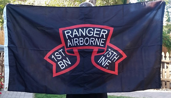 Flag - 1st Ranger Bn Old Scroll