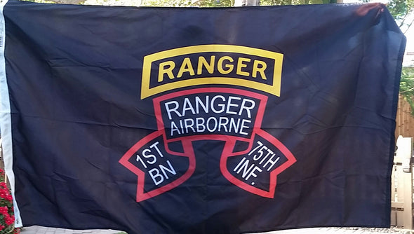 Flag - 1st Ranger Bn Old Scroll