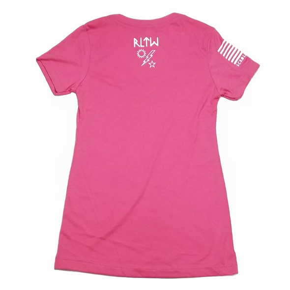 Ladies DUI Flag V Neck Shirt