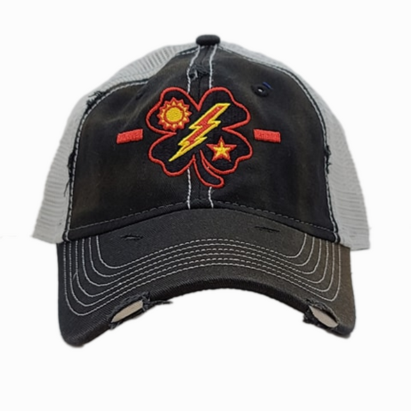 Black Clover 1st Bn Tick Black Weathered Trucker