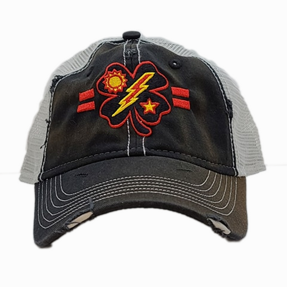 Black Clover 2d Bn Tick Black Weathered Trucker