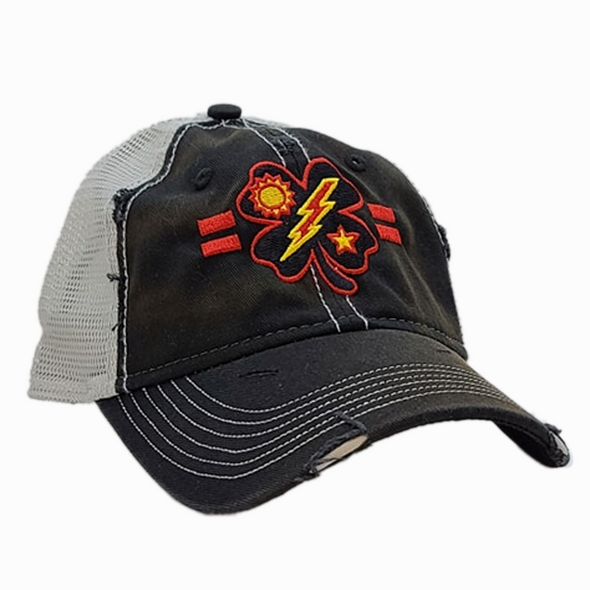 Black Clover 2d Bn Tick Black Weathered Trucker