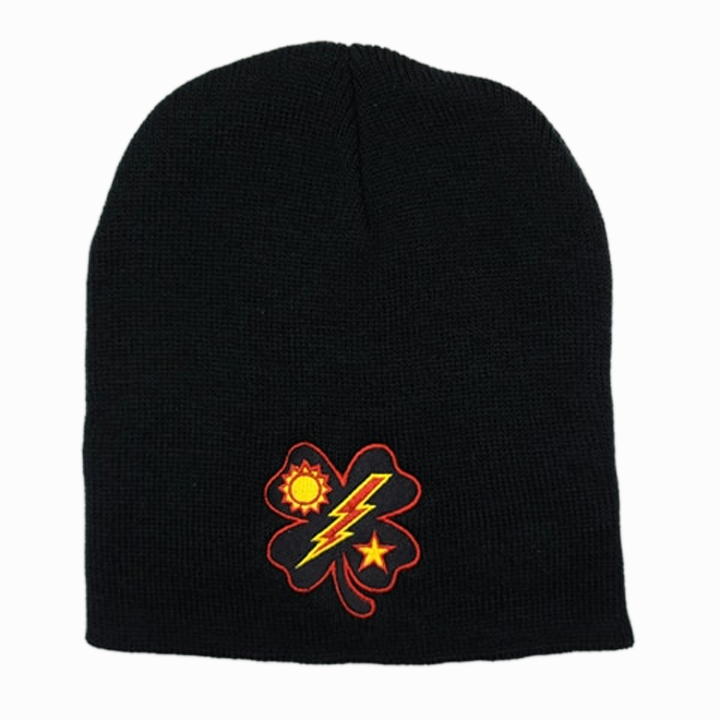 Beanie 75th DUI Clover Black Scroll Factory