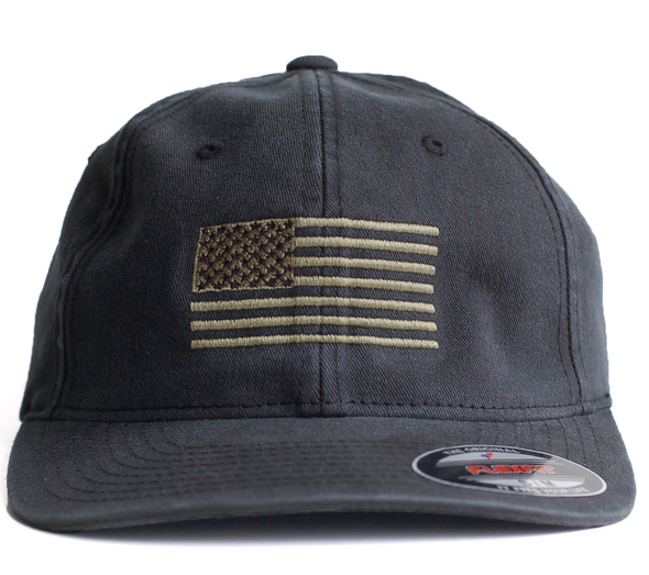 Hat - Flexfit American Flag with 75th DUI