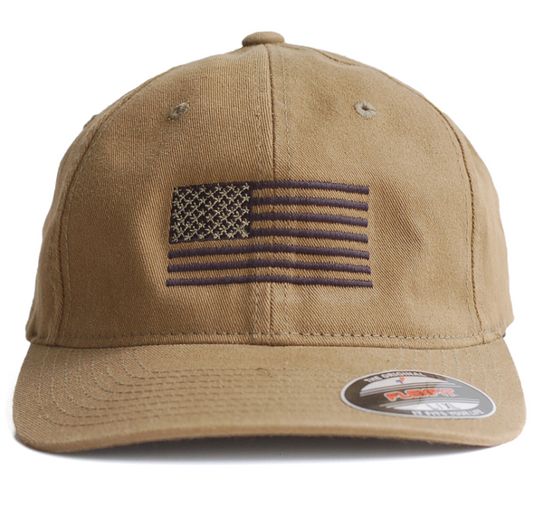 Hat - Flexfit American Flag with 75th DUI