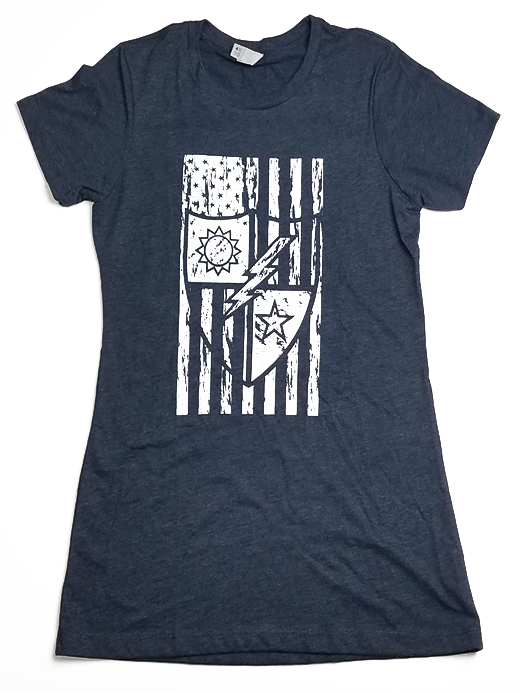 Ladies DUI Flag Shirt