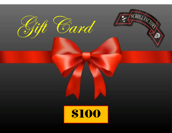 Scroll Factory Gift Certificate