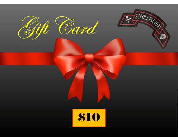 Scroll Factory Gift Certificate
