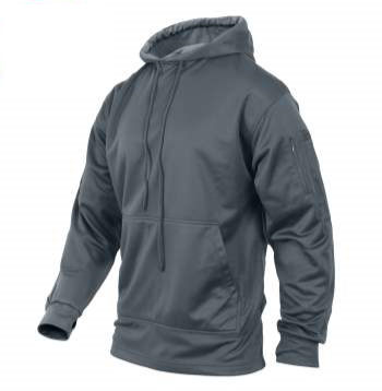 Gun Metal Grey 75th DUI Shield Conceal Carry Hoodie