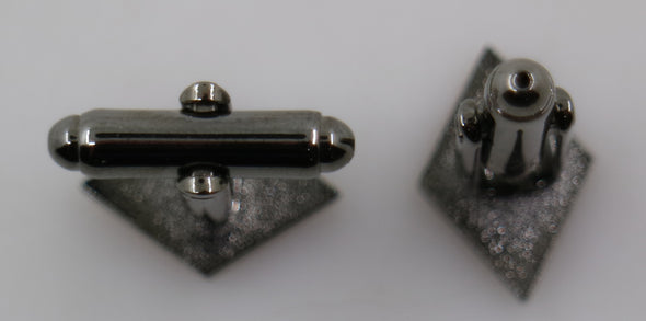 2 Diamond Cuff Links