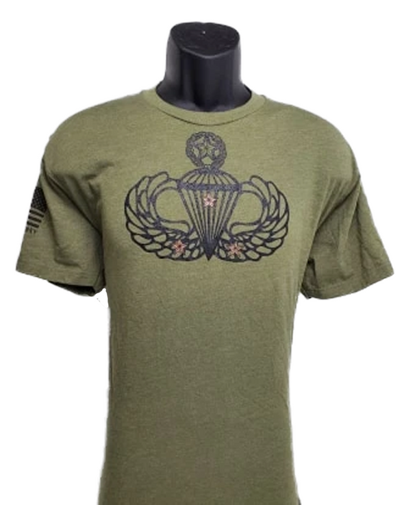 Three Combat Jump Wing Shirt