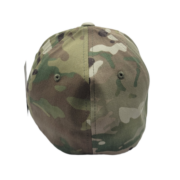 Hat - 2d Bn Old Scroll Multicam Flexfit