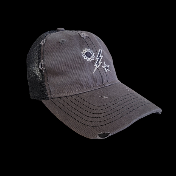 Hat - DUI Charcoal Weathered Trucker