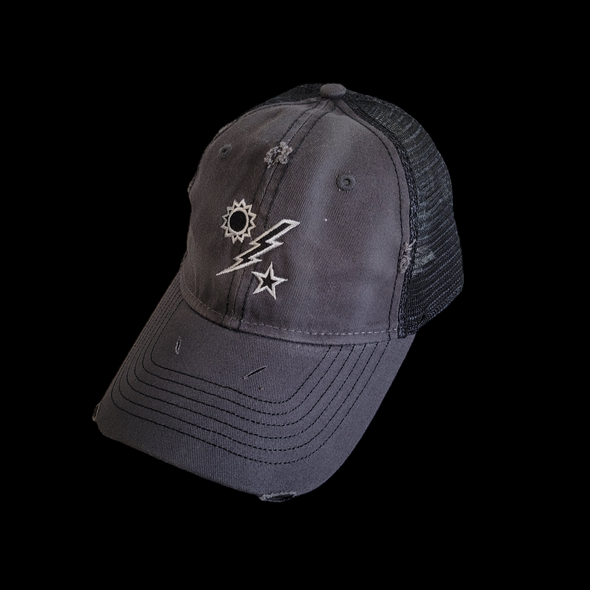 Hat - DUI Charcoal Weathered Trucker