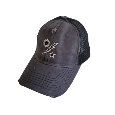 Hat - DUI Charcoal Weathered Trucker