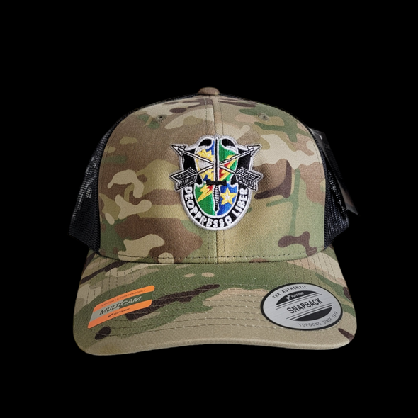 75th SF Crest Multicam Green