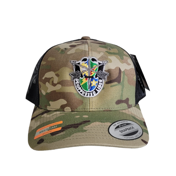 75th SF Crest Multicam Green