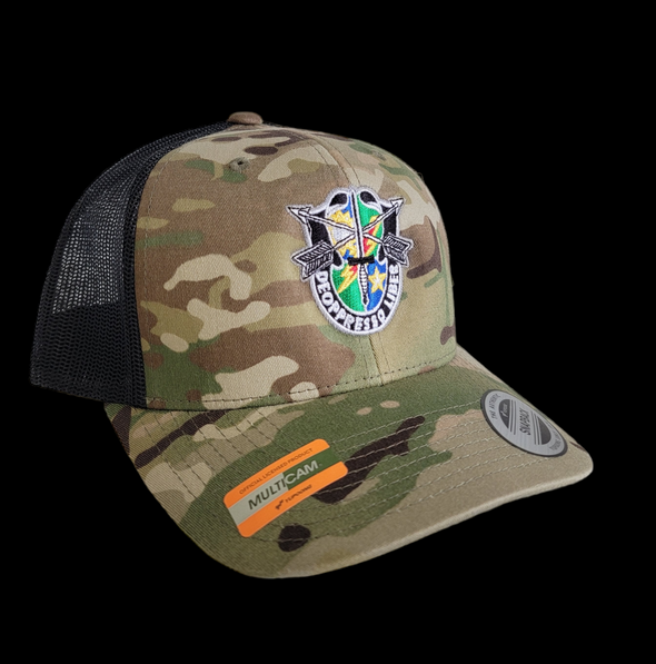 75th SF Crest Multicam Green