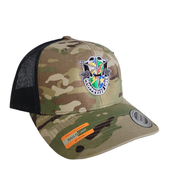 75th SF Crest Multicam Green