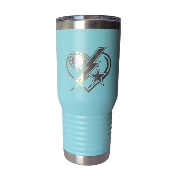 Tumbler -  75th DUI Heart 20oz Handle