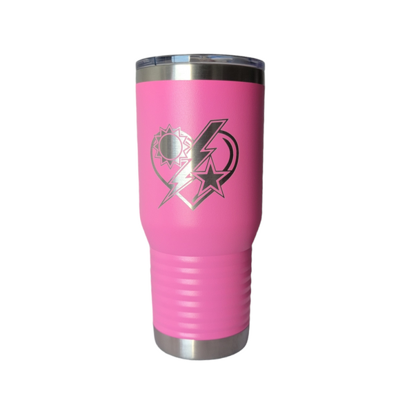 Tumbler -  75th DUI Heart 20oz Handle