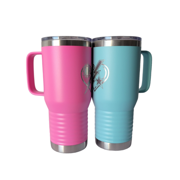 Tumbler -  75th DUI Heart 20oz Handle