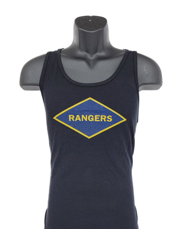 Rangers WWII Diamond Black Tank Top