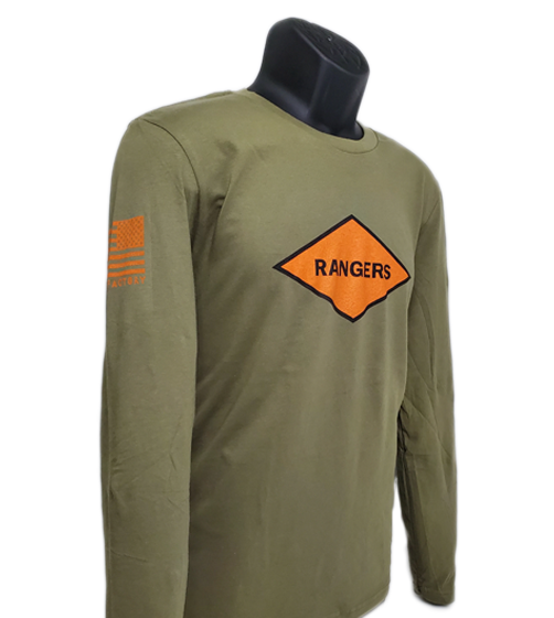 Rangers Orange Diamond Long Sleeve shirt
