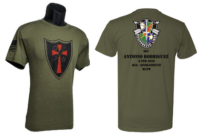 SFC Antonio Rodriguez Memorial shirt