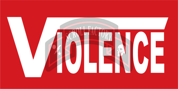 Violence Parody Sticker