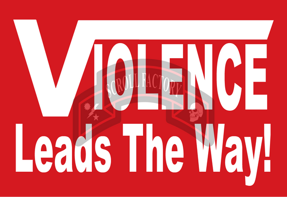 Violence Parody Sticker