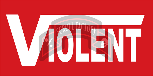 Violence Parody Sticker