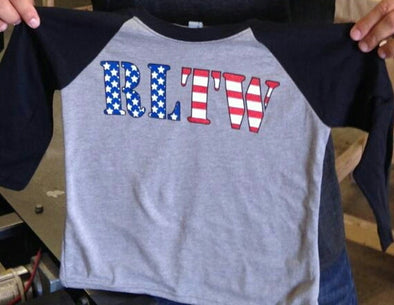 Baseball Shirt - Kids RLTW Flag